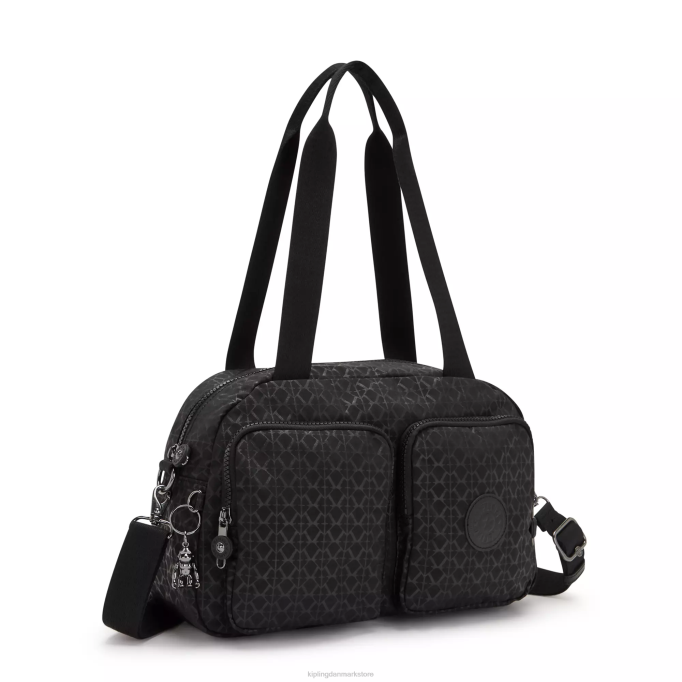 Kipling Kvinder cool skuldertaske med defea print XVLD234 skuldertasker signatur præget