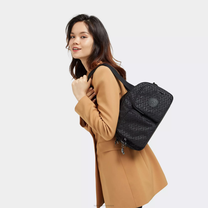 Kipling Kvinder cool skuldertaske med defea print XVLD234 skuldertasker signatur præget