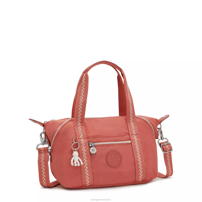 Kipling Kvinder kunst mini skuldertaske XVLD41 skuldertasker vintage pink