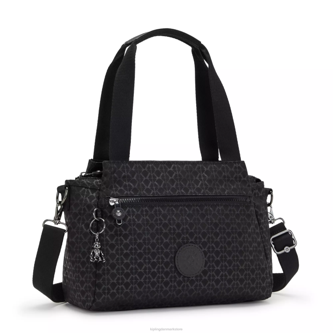 Kipling Kvinder skuldertaske med elysia-print XVLD192 skuldertasker signatur præget