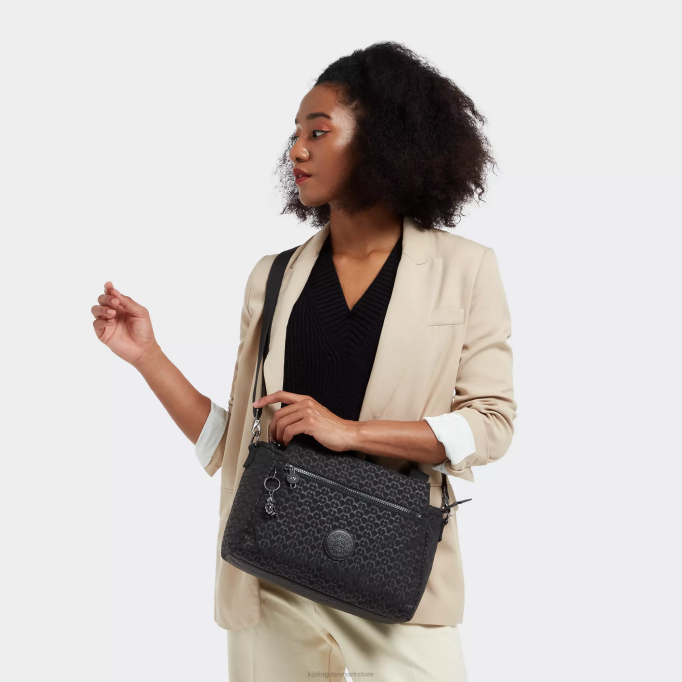 Kipling Kvinder skuldertaske med elysia-print XVLD192 skuldertasker signatur præget
