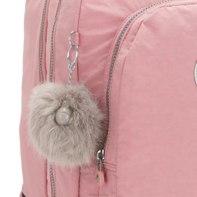 Kipling Kvinder klasseværelse 17\" laptop rygsæk XVLD436 bærbare rygsække bruderose