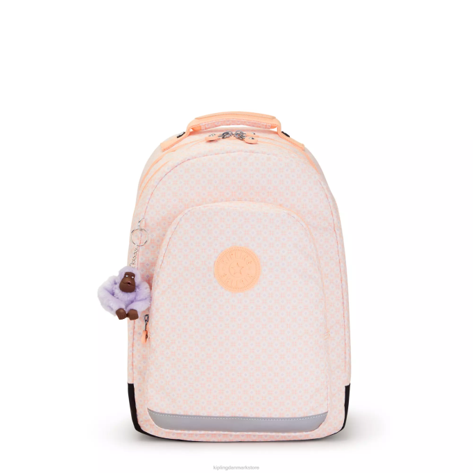 Kipling Kvinder klasseværelse printet 17" laptop rygsæk XVLD478 bærbare rygsække piget flise