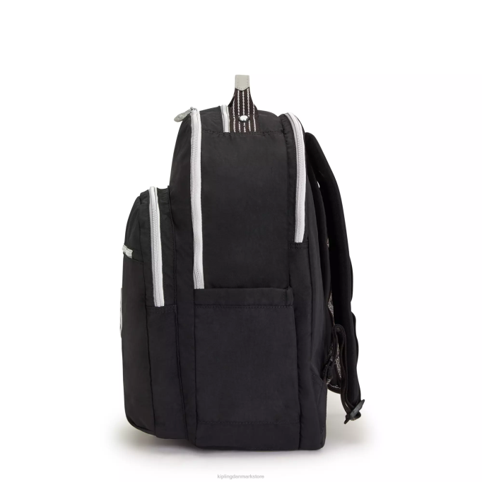 Kipling Kvinder seoul ekstra stor 17\" laptop rygsæk XVLD438 bærbare rygsække ægte sort sjov