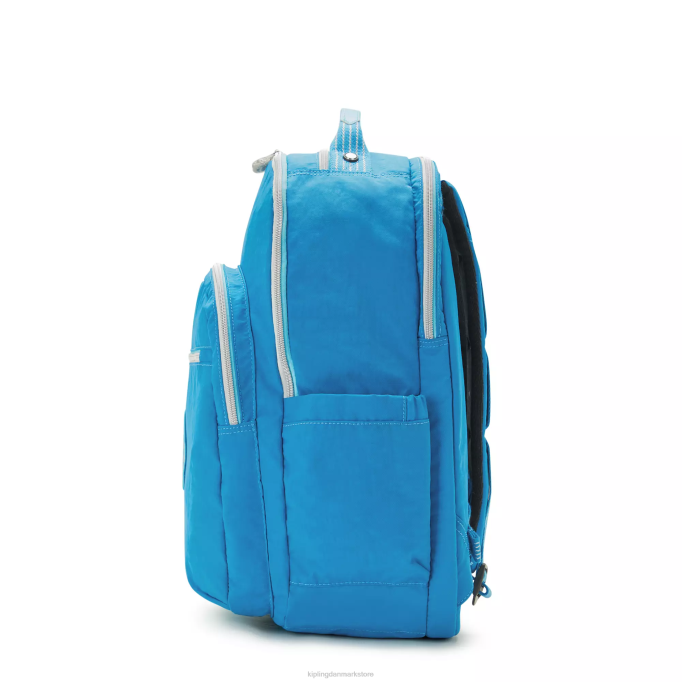 Kipling Kvinder seoul ekstra stor 17\" laptop rygsæk XVLD440 bærbare rygsække ivrig blå sjov