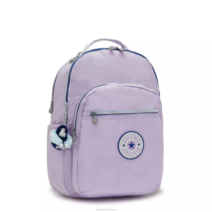 Kipling Kvinder seoul ekstra stor 17\" laptop rygsæk XVLD441 bærbare rygsække endeløs lilla sjov