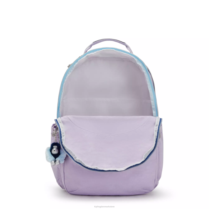 Kipling Kvinder seoul ekstra stor 17\" laptop rygsæk XVLD441 bærbare rygsække endeløs lilla sjov