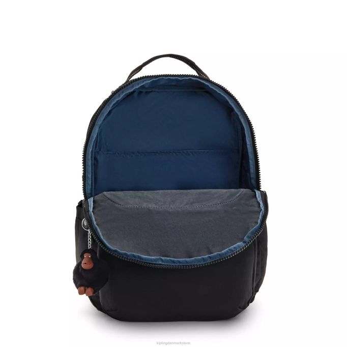 Kipling Kvinder seoul ekstra stor 17\" laptop rygsæk XVLD488 bærbare rygsække ægte sort tone