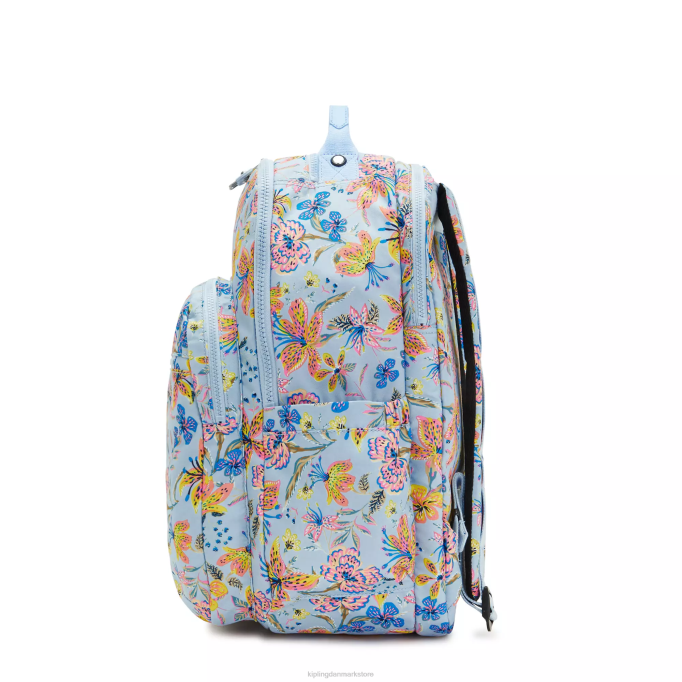 Kipling Kvinder seoul ekstra stor printet 17\" laptop rygsæk XVLD455 bærbare rygsække vilde blomster