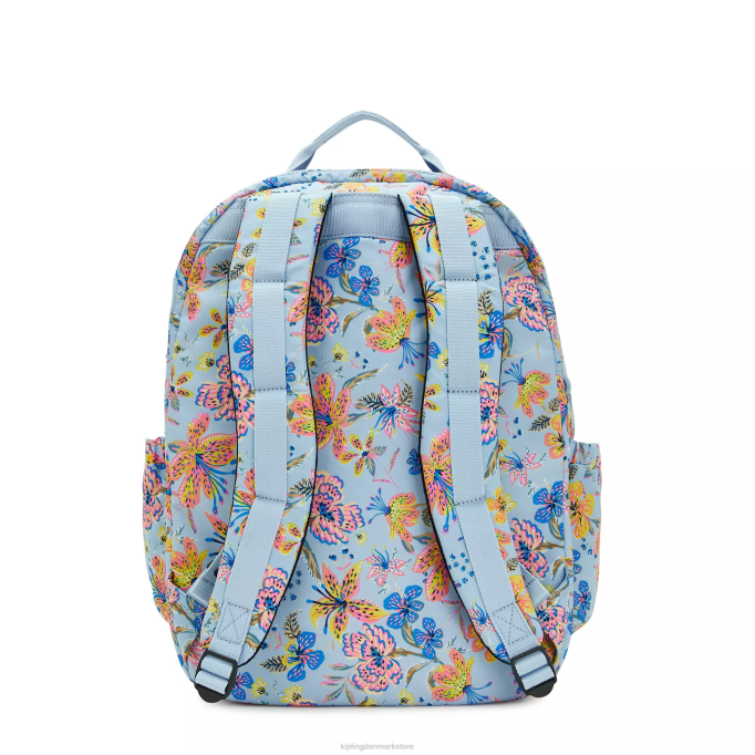 Kipling Kvinder seoul ekstra stor printet 17\" laptop rygsæk XVLD455 bærbare rygsække vilde blomster