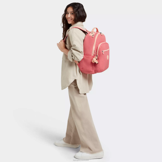 Kipling Kvinder seoul stor 15\" laptop rygsæk XVLD433 bærbare rygsække glad pink