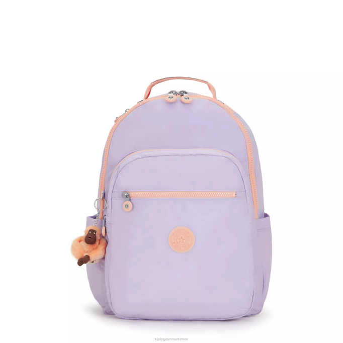 Kipling Kvinder seoul stor 15" laptop rygsæk XVLD434 bærbare rygsække endeløs lilla c