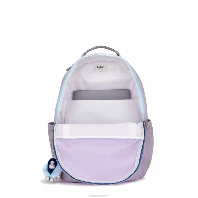 Kipling Kvinder seoul stor 15\" laptop rygsæk XVLD445 bærbare rygsække endeløs lilla sjov