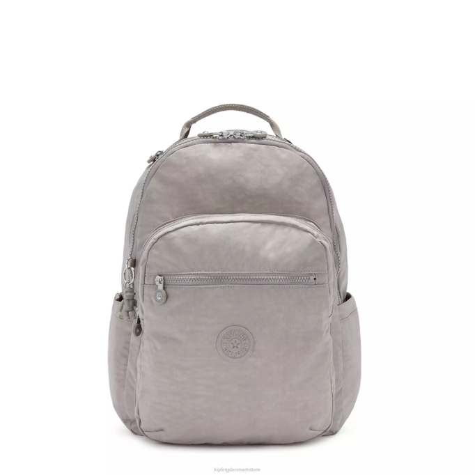 Kipling Kvinder seoul stor 15" laptop rygsæk XVLD471 bærbare rygsække grå gris
