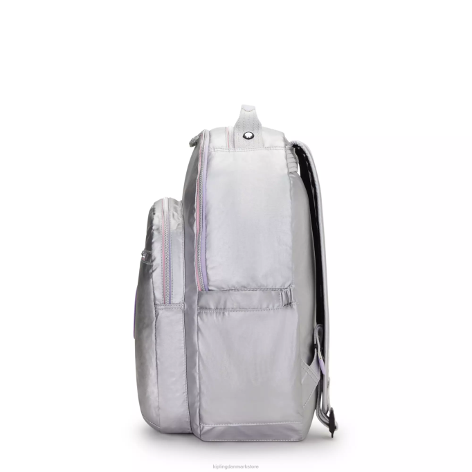 Kipling Kvinder seoul stor metallisk 15\" laptop rygsæk XVLD448 bærbare rygsække slik metal sjov