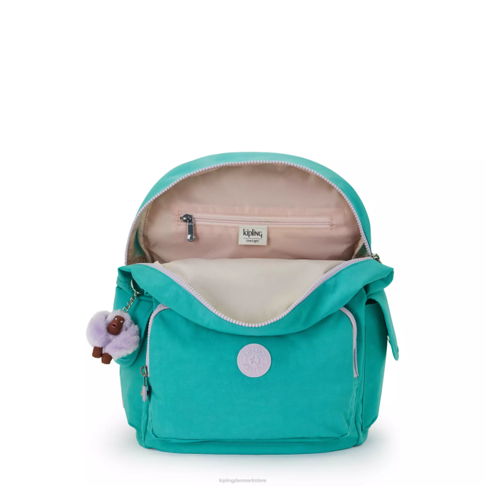 Kipling Kvinder city ​​pack rygsæk XVLD350 mode rygsække surfergrøn