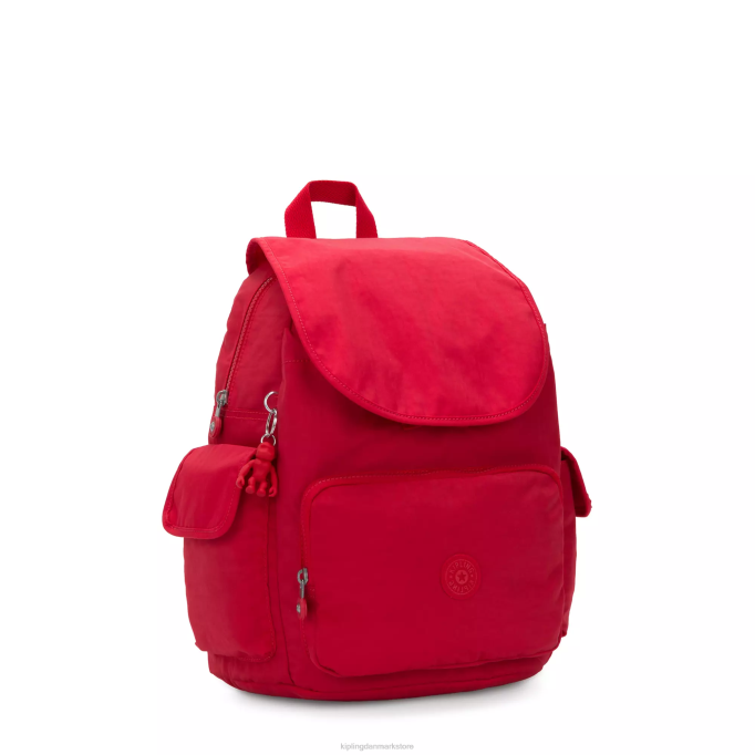 Kipling Kvinder city ​​pack rygsæk XVLD354 mode rygsække rød rouge