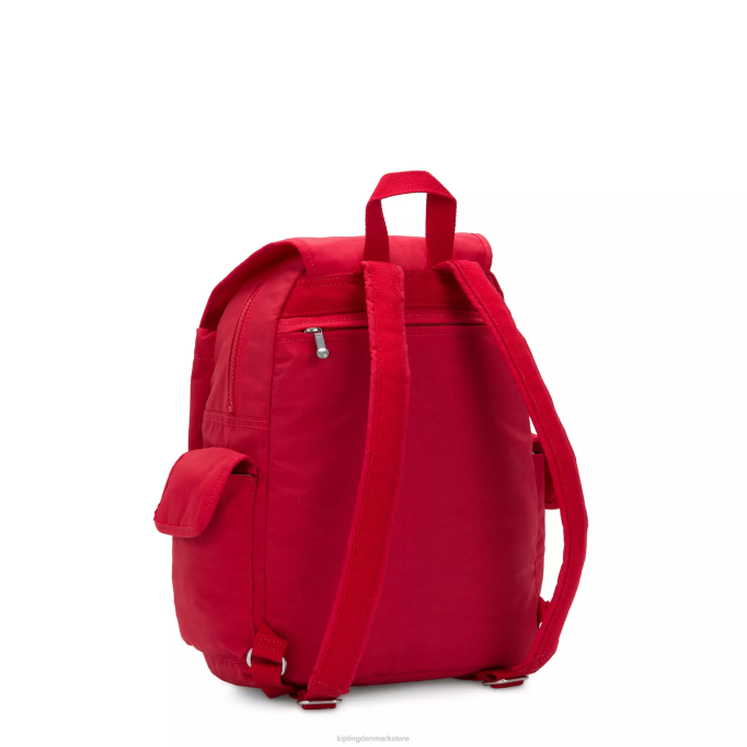 Kipling Kvinder city ​​pack rygsæk XVLD354 mode rygsække rød rouge