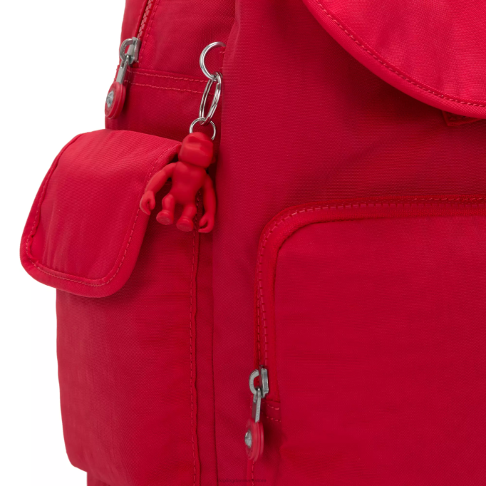 Kipling Kvinder city ​​pack rygsæk XVLD354 mode rygsække rød rouge