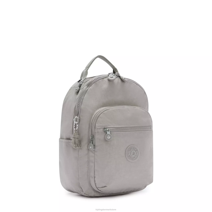 Kipling Kvinder seoul lille tablet rygsæk XVLD419 monogrammerbar grå gris