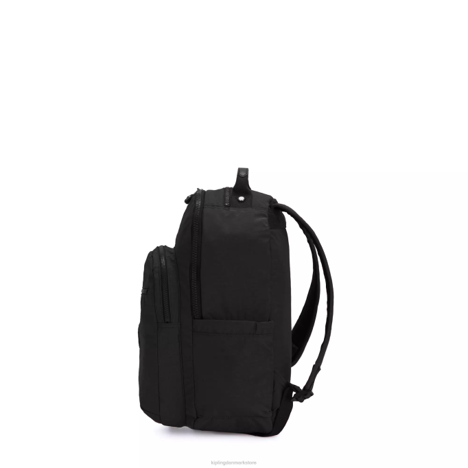 Kipling Kvinder seoul lille tablet rygsæk XVLD420 monogrammerbar sort noir