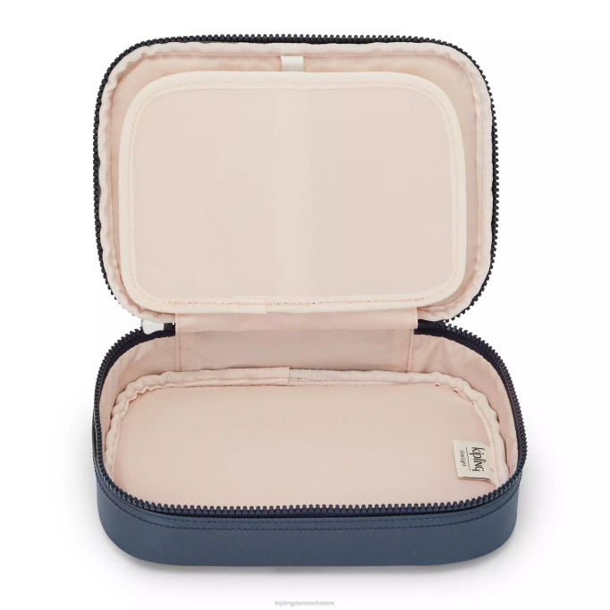 Kipling Kvinder 100 kuglepenne metallisk etui XVLD596 kuglepenne og penalhuse admiral blå