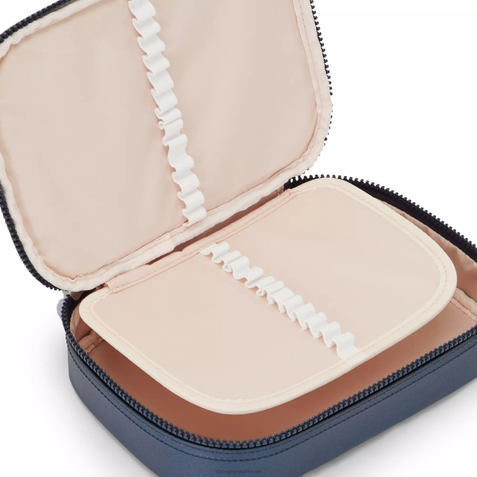 Kipling Kvinder 100 kuglepenne metallisk etui XVLD596 kuglepenne og penalhuse admiral blå
