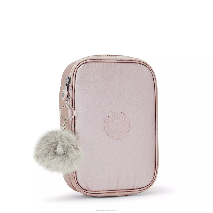 Kipling Kvinder 100 kuglepenne metallisk etui XVLD597 kuglepenne og penalhuse metallisk rose
