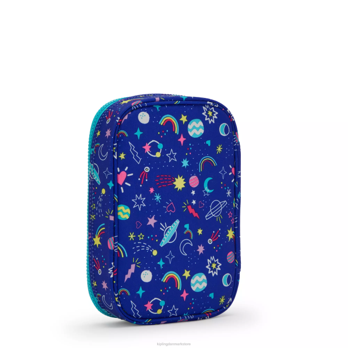 Kipling Kvinder 100 kuglepenne trykt etui XVLD586 kuglepenne og penalhuse galakse gimmicks