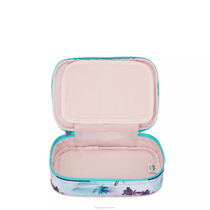 Kipling Kvinder 100 kuglepenne trykt etui XVLD588 kuglepenne og penalhuse skygge palme print