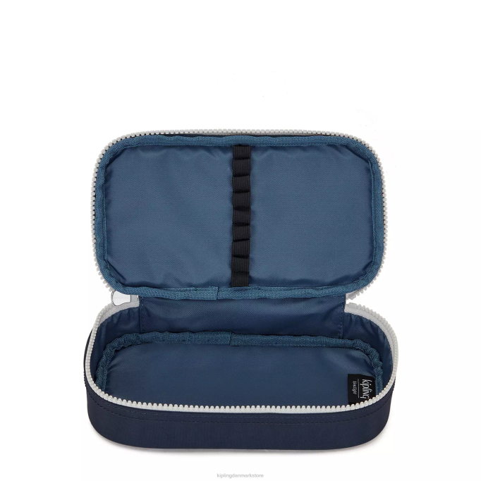 Kipling Kvinder 50 kuglepenne etui XVLD598 kuglepenne og penalhuse ægte blågrå