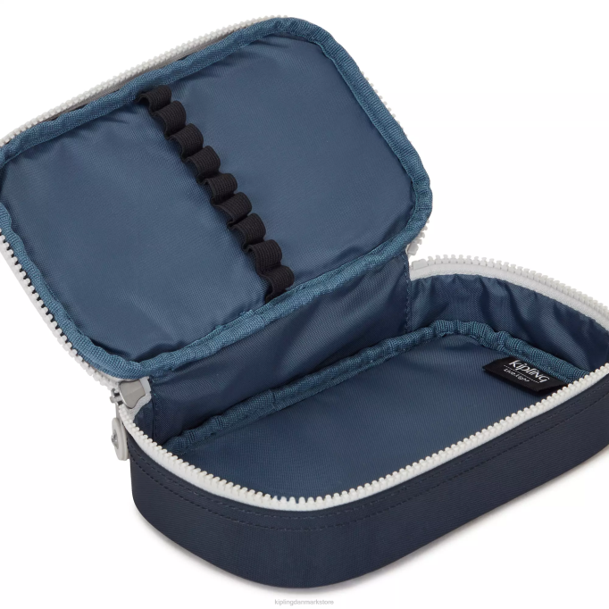 Kipling Kvinder 50 kuglepenne etui XVLD598 kuglepenne og penalhuse ægte blågrå