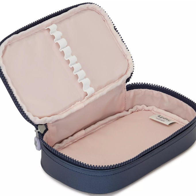 Kipling Kvinder 50 kuglepenne metallisk etui XVLD599 kuglepenne og penalhuse admiral blå