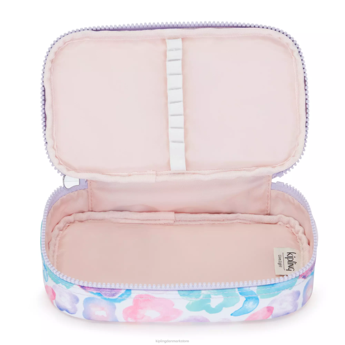 Kipling Kvinder 50 kuglepenne trykt etui XVLD595 kuglepenne og penalhuse aqua blomster