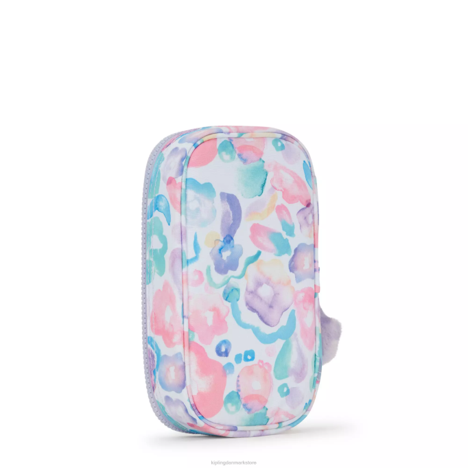 Kipling Kvinder 50 kuglepenne trykt etui XVLD595 kuglepenne og penalhuse aqua blomster
