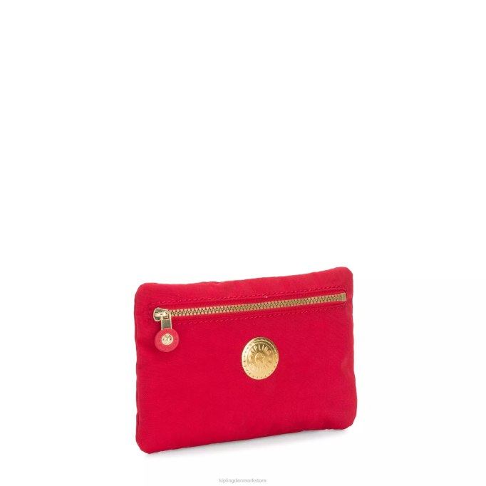 Kipling Kvinder rumi slim etui XVLD614 kuglepenne og penalhuse tango rød