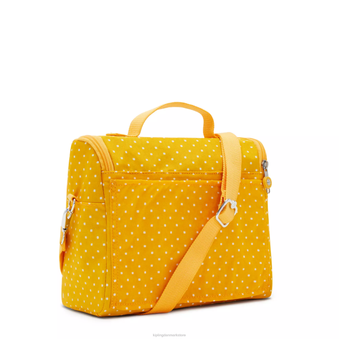 Kipling Kvinder ny madpose med kichirou-tryk XVLD637 madposer blød prik gul