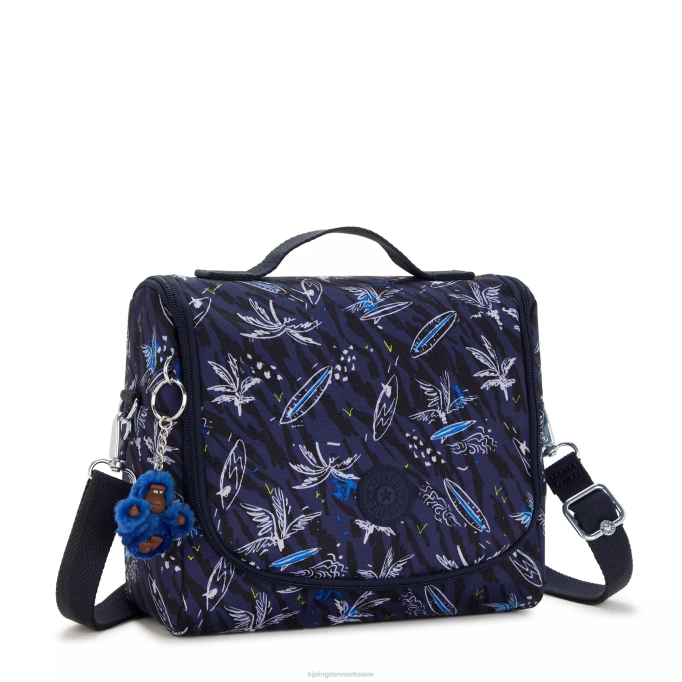 Kipling Kvinder ny madpose med kichirou-tryk XVLD638 madposer surf sea print