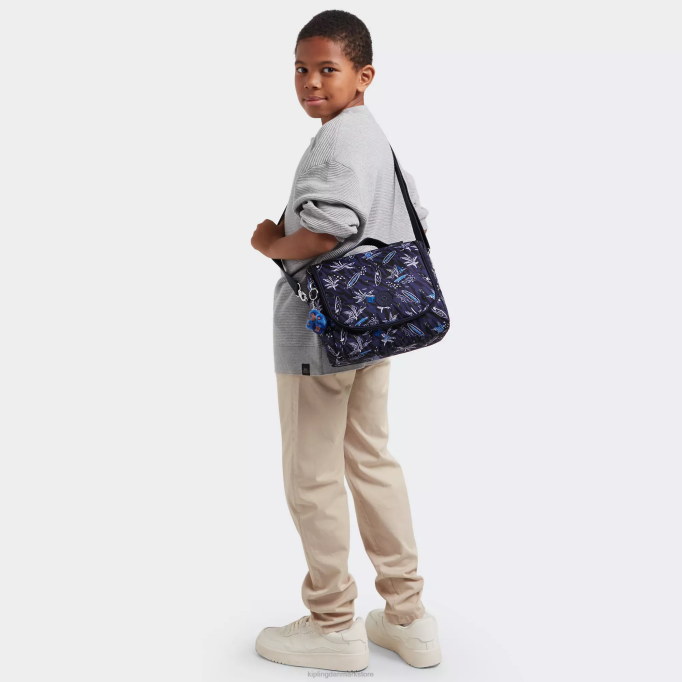 Kipling Kvinder ny madpose med kichirou-tryk XVLD638 madposer surf sea print