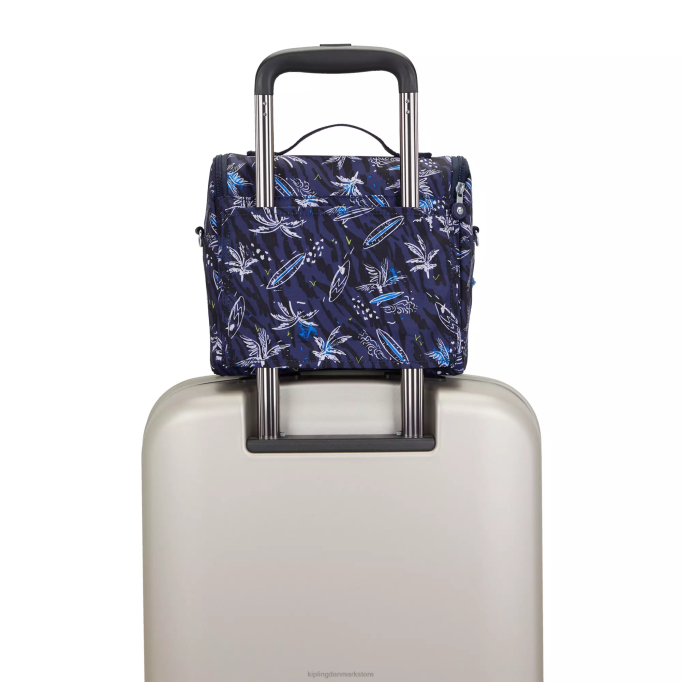 Kipling Kvinder ny madpose med kichirou-tryk XVLD638 madposer surf sea print