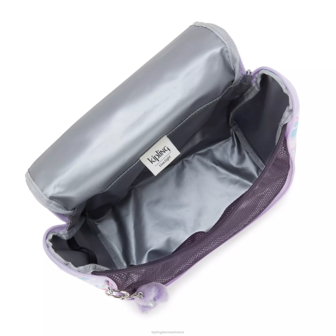 Kipling Kvinder ny madpose med kichirou-tryk XVLD642 madposer aqua blomster