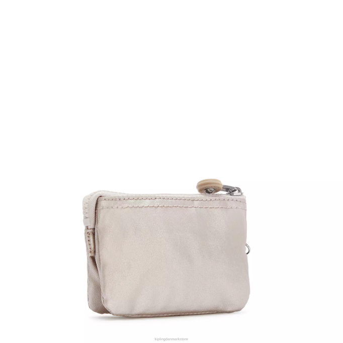 Kipling Kvinder kreativitet mini pung metallisk nøglering XVLD611 nøgleringe metallisk glød