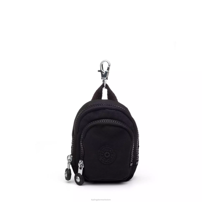 Kipling Kvinder seoul mini nøglering XVLD616 nøgleringe ægte sort