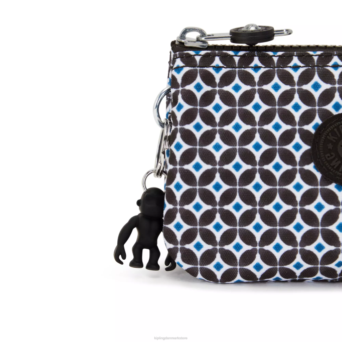 Kipling Kvinder kreativitet lille trykt pose XVLD557 poser sortlig flise