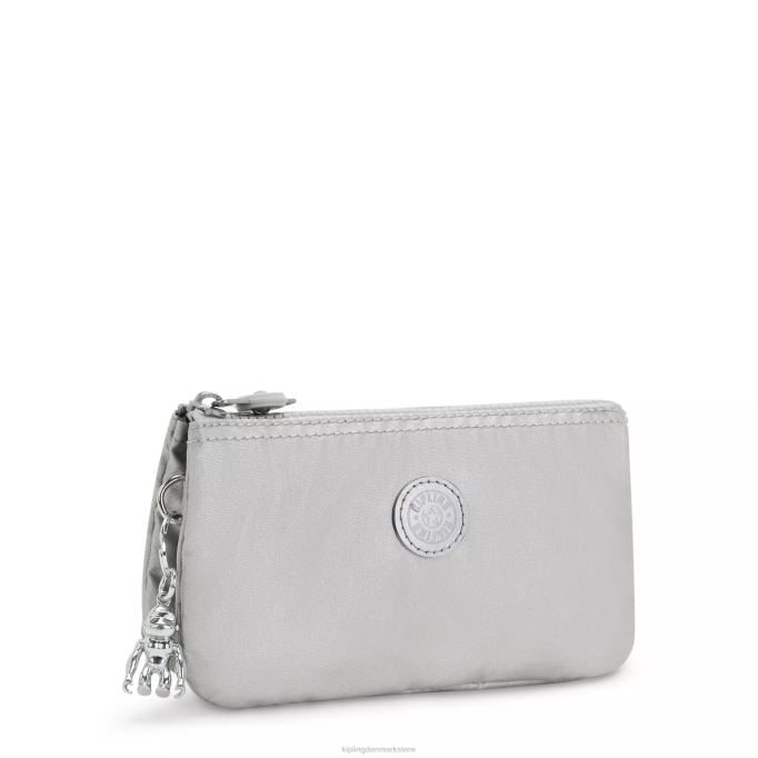 Kipling Kvinder kreativitet stor metallisk pose XVLD547 poser lyst metallisk