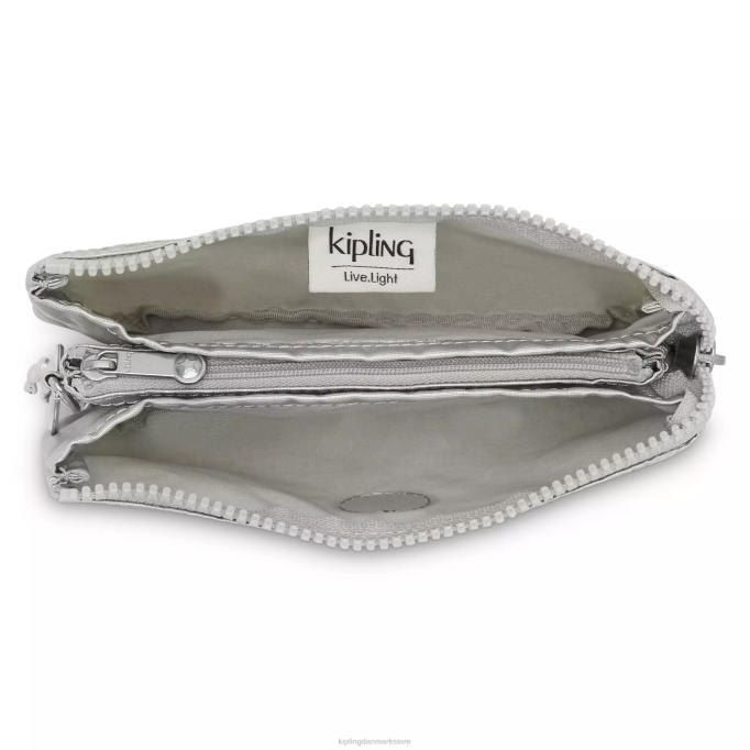 Kipling Kvinder kreativitet stor metallisk pose XVLD547 poser lyst metallisk