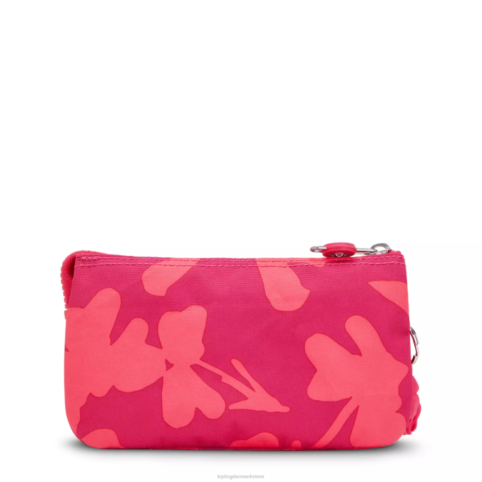 Kipling Kvinder kreativitet stor trykt pose XVLD304 poser koral blomst