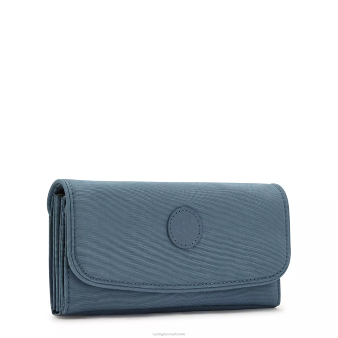 Kipling Kvinder penge land snap tegnebog XVLD286 punge og armbånd børste blå