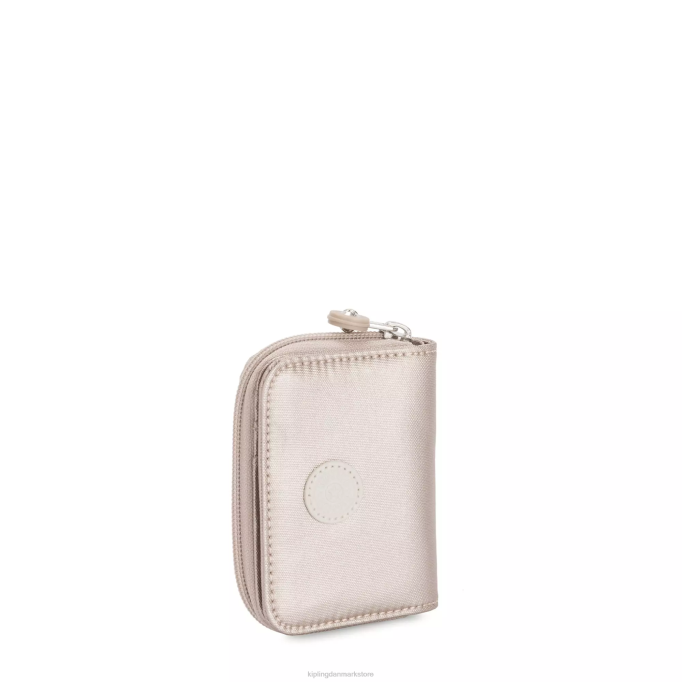 Kipling Kvinder top metallisk pung XVLD567 punge og armbånd metallisk glød